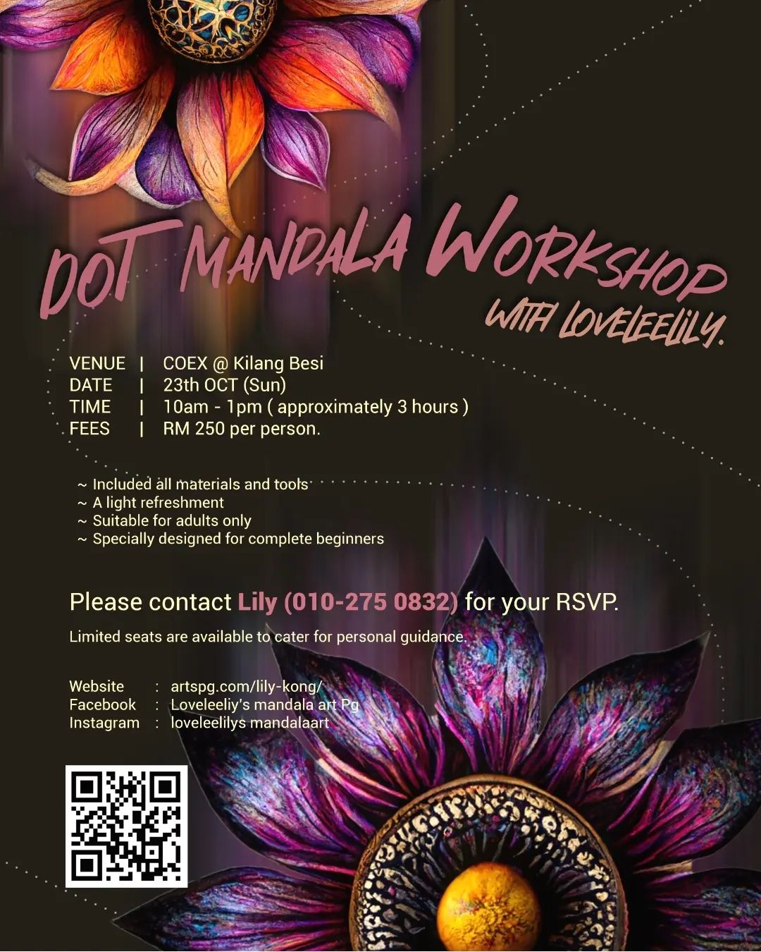 Dot-Mandala-Workshop-With-Loveleelily-2022-OCT-Main-Poster